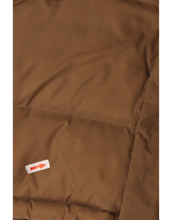 Jaqueta masculina Esprit Loose Fit acolchoada UK 36 pequena poliamida bege