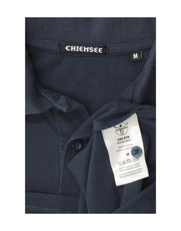 Camisa polo masculina CHIEMSEE algodão azul marinho médio