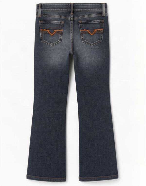 Diesel Womens Bootcut Jeans W26 L27 Algodão Azul