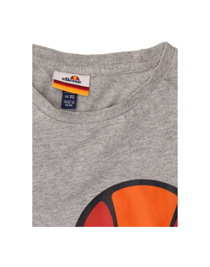 Camiseta masculina gráfica ELLESSE XS algodão cinza