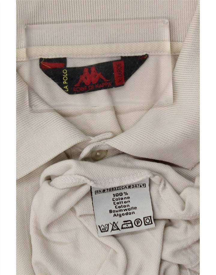 Camisa polo masculina Kappa XL algodão bege