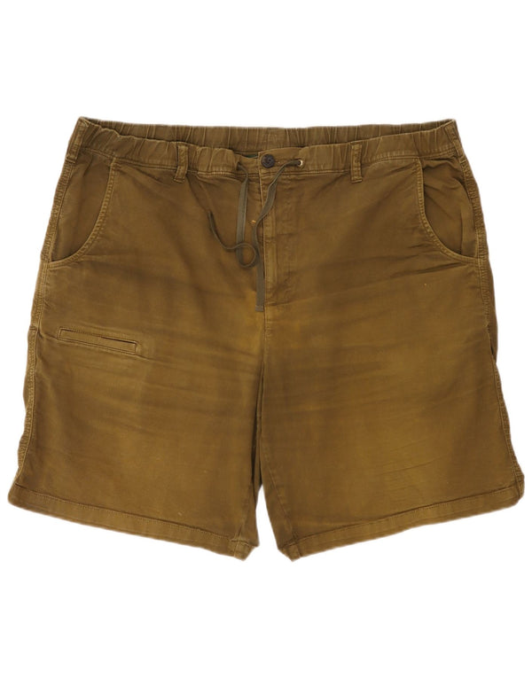 Shorts cargo masculino Orvis W42 2XL algodão cáqui