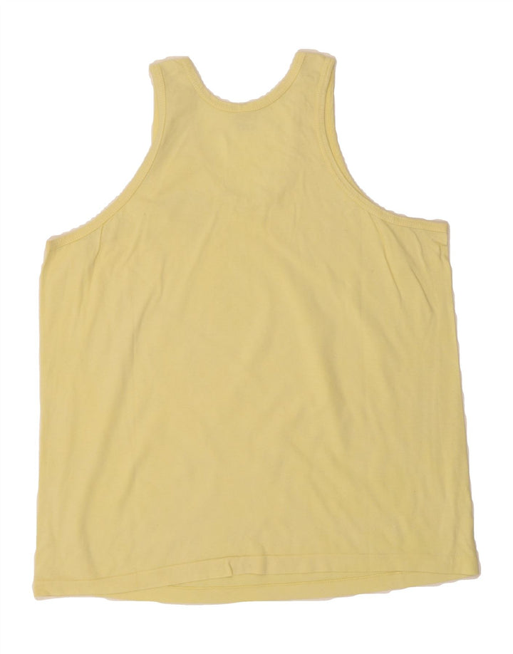 LEVI'S Mens Vest Top Medium Yellow Cotton Vintage Levi's and Second-Hand Levi's from Messina Hembry 
