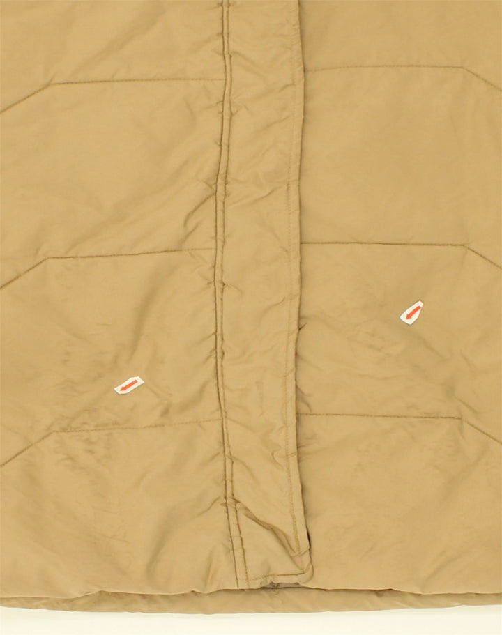 MAX & CO. Womens Padded Coat UK 18 XL Beige Polyester | Vintage Max & Co. | Thrift | Second-Hand Max & Co. | Used Clothing | Messina Hembry 