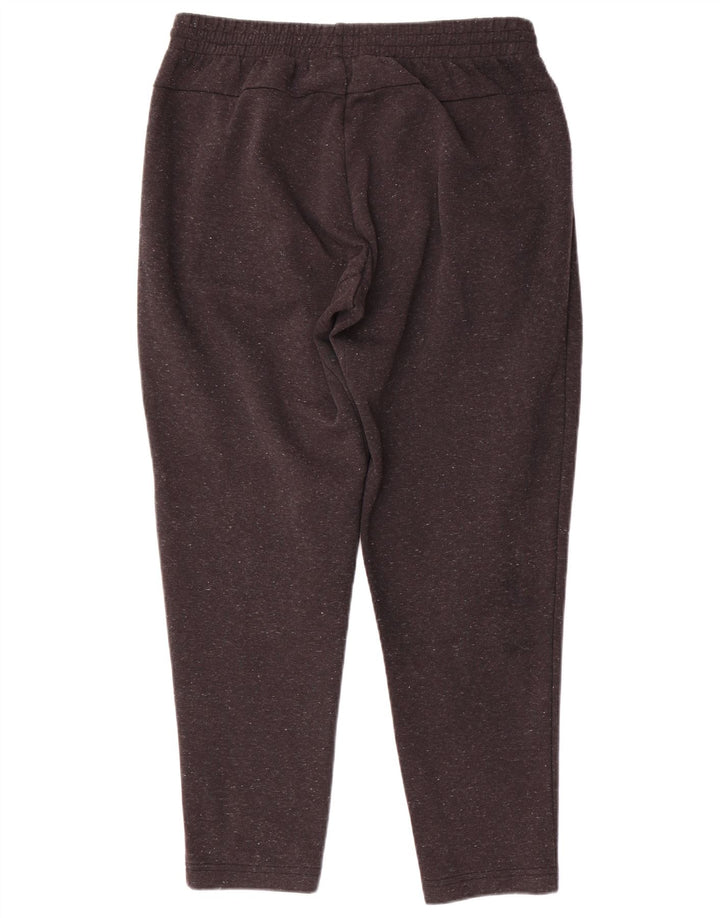 Adidas Mens Calças de treino cinza médio algodão manchado