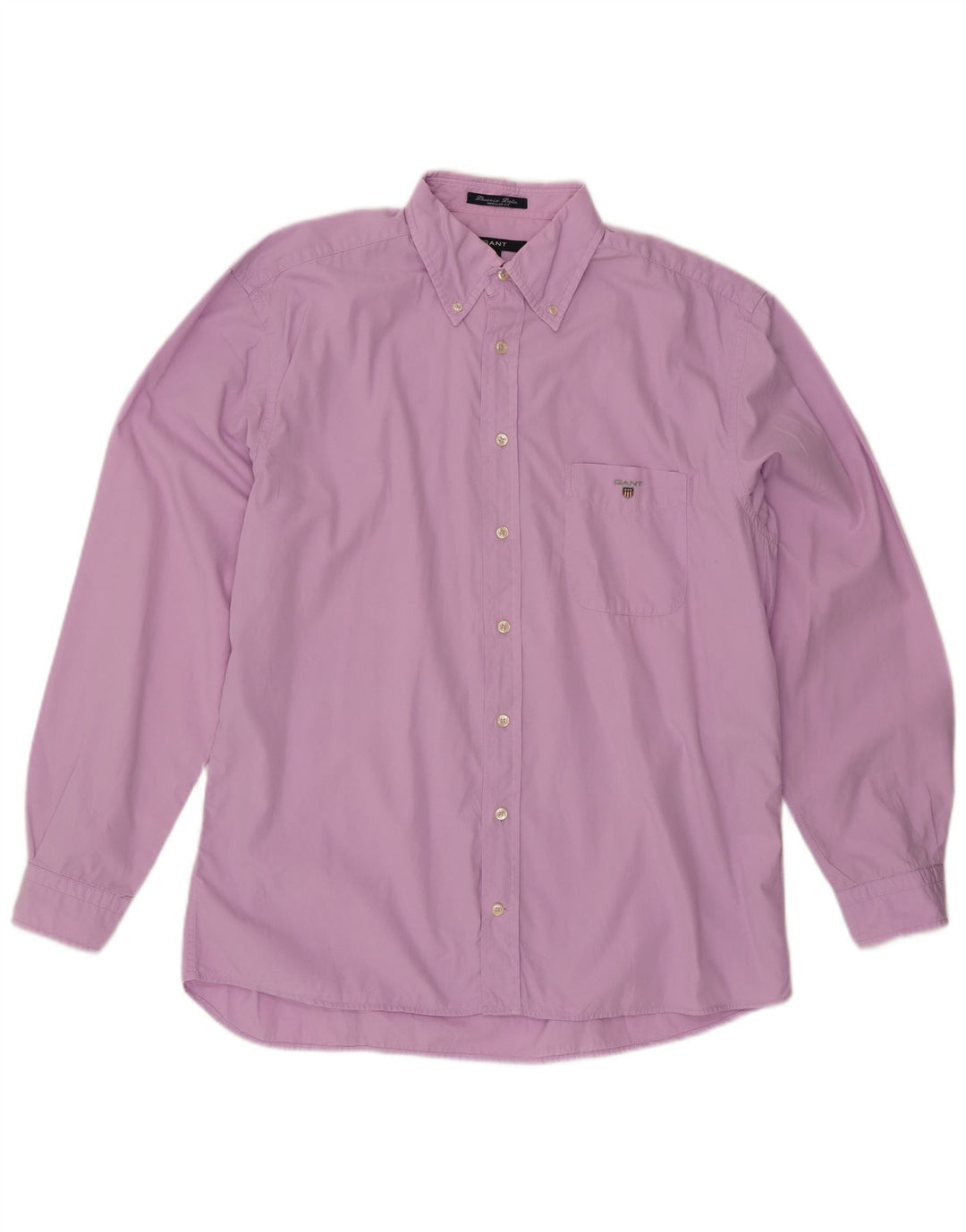 Gant Mens Phoenix Regular Fit Camisa Grande Roxo Algodão Clássico