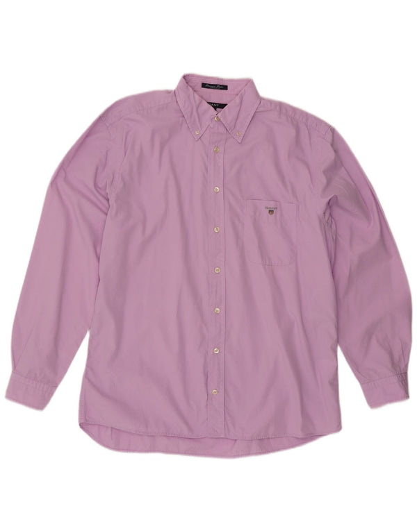 Gant Mens Phoenix Regular Fit Camisa Grande Roxo Algodão Clássico