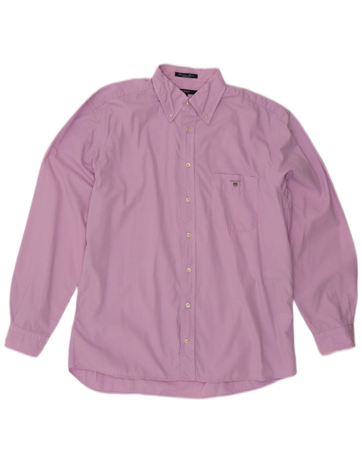 Gant Mens Phoenix Regular Fit Camisa Grande Roxo Algodão Clássico