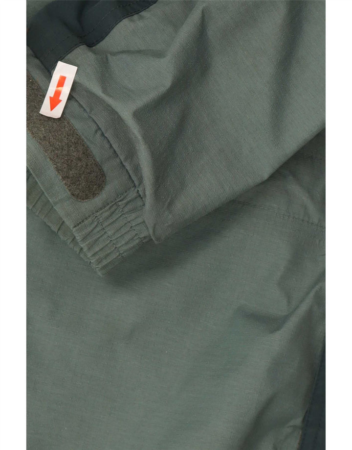 Jaqueta de chuva masculina Sprayway Gore-Tex UK 40 grande verde colorblock poliamida