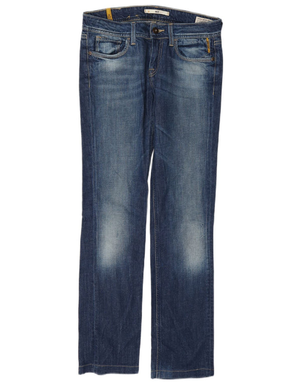 Meltin' Pot feminino Melia Slim Jeans W27 L34 algodão azul