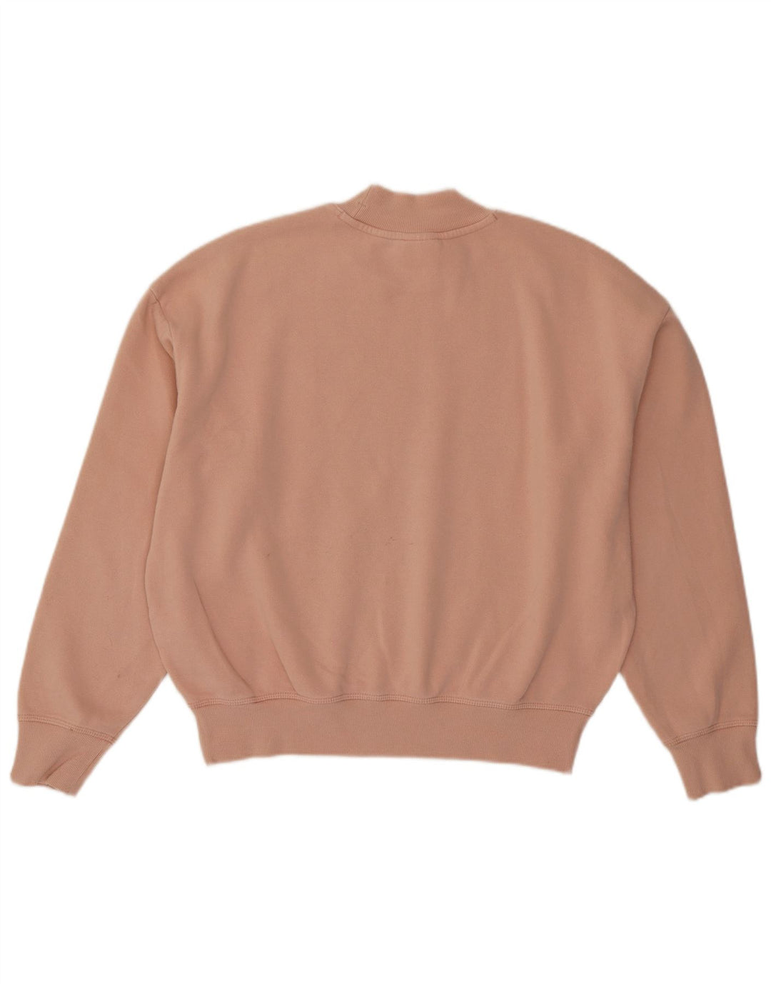 Champion feminino cropped oversized moletom suéter Reino Unido 14 algodão rosa médio