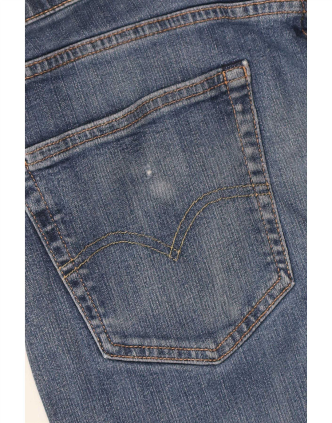 Levi's Masculino 502 Tapered Jeans W34 L34 Azul Algodão