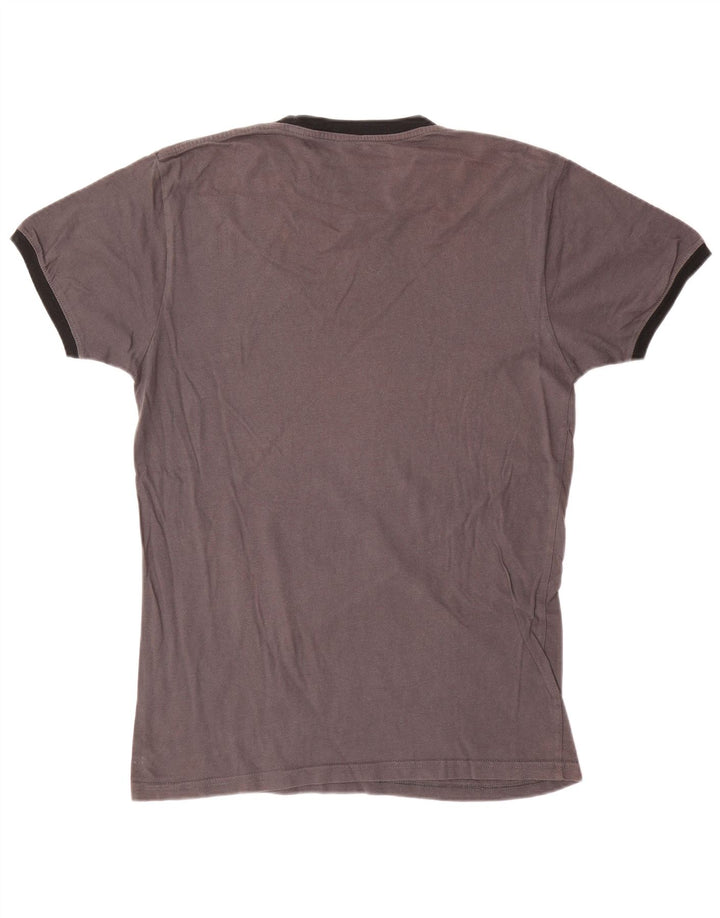 Camiseta masculina Hard Rock Cafe Chicago com estampa gráfica de algodão cinza médio