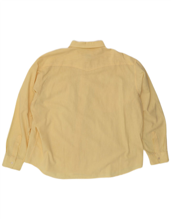 Camisa masculina ARIZONA JEANS tamanho 45/46 XL algodão amarelo