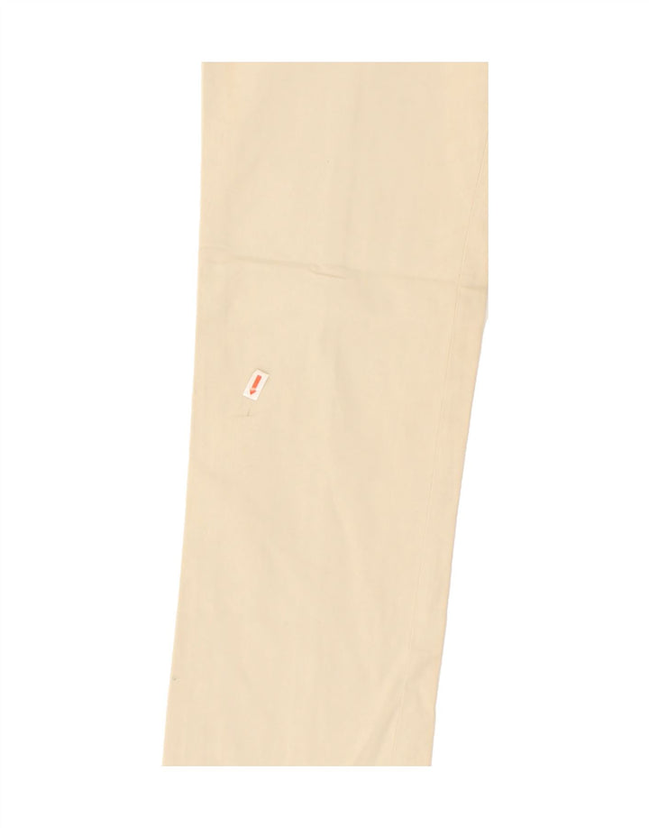 MASSIMO DUTTI Womens Straight Chino Trousers W26 L29  Beige Cotton Vintage Massimo Dutti and Second-Hand Massimo Dutti from Messina Hembry 