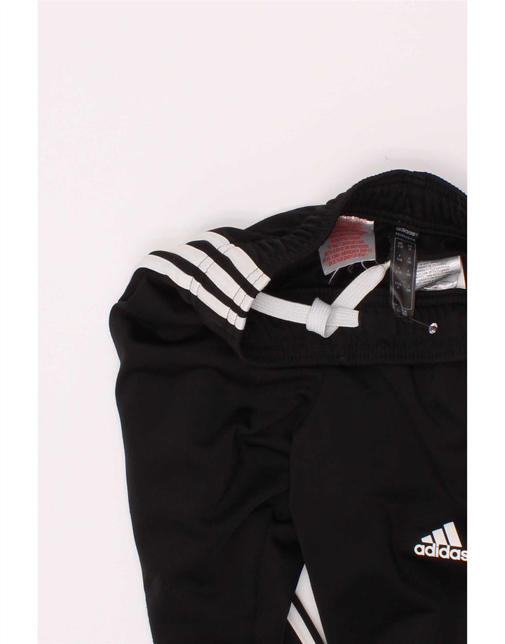 Adidas meninos calças de treino joggers 3-4 anos preto poliéster