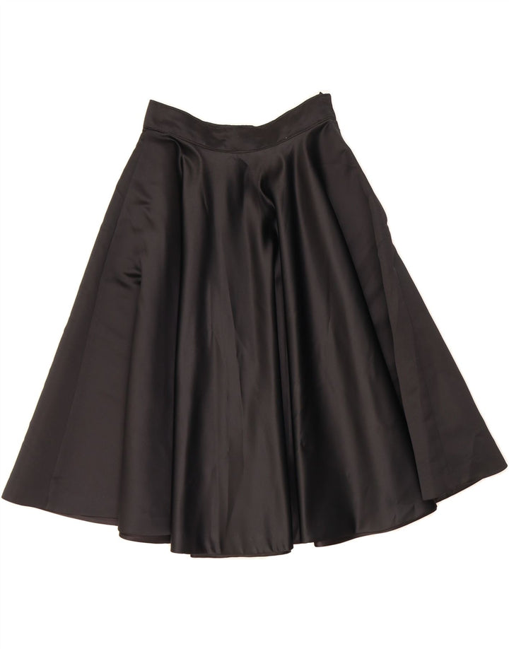 VINTAGE Womens A-Line Skirt W26 Small Black Vintage Vintage and Second-Hand Vintage from Messina Hembry 