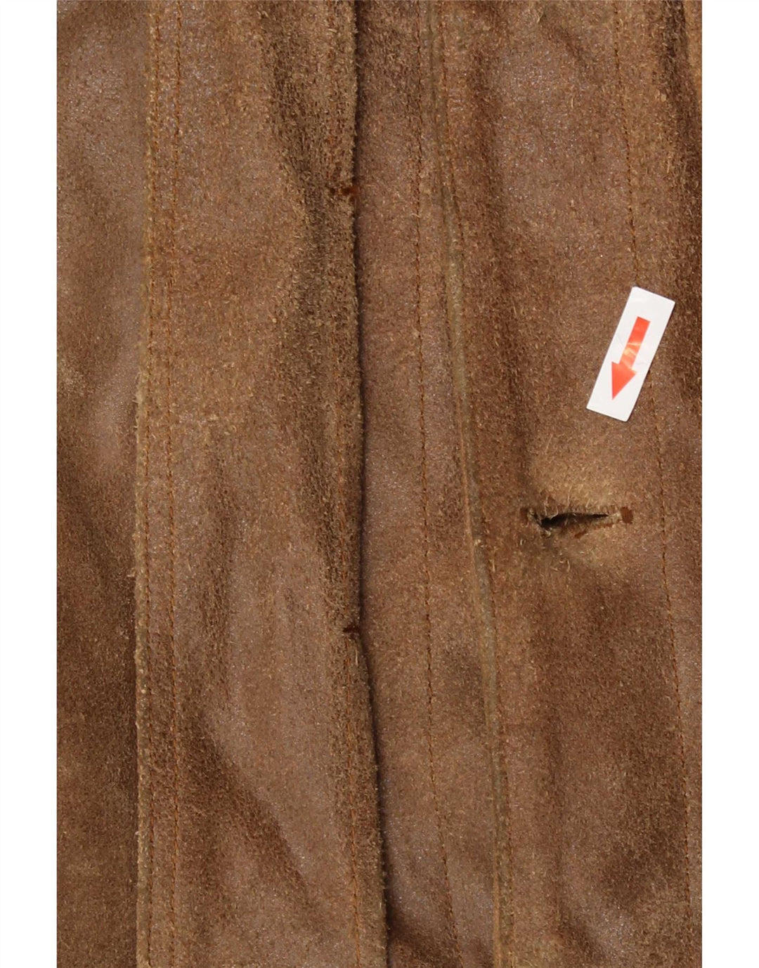 Jaqueta de couro bomber masculina Mustang UK 42 XL marrom