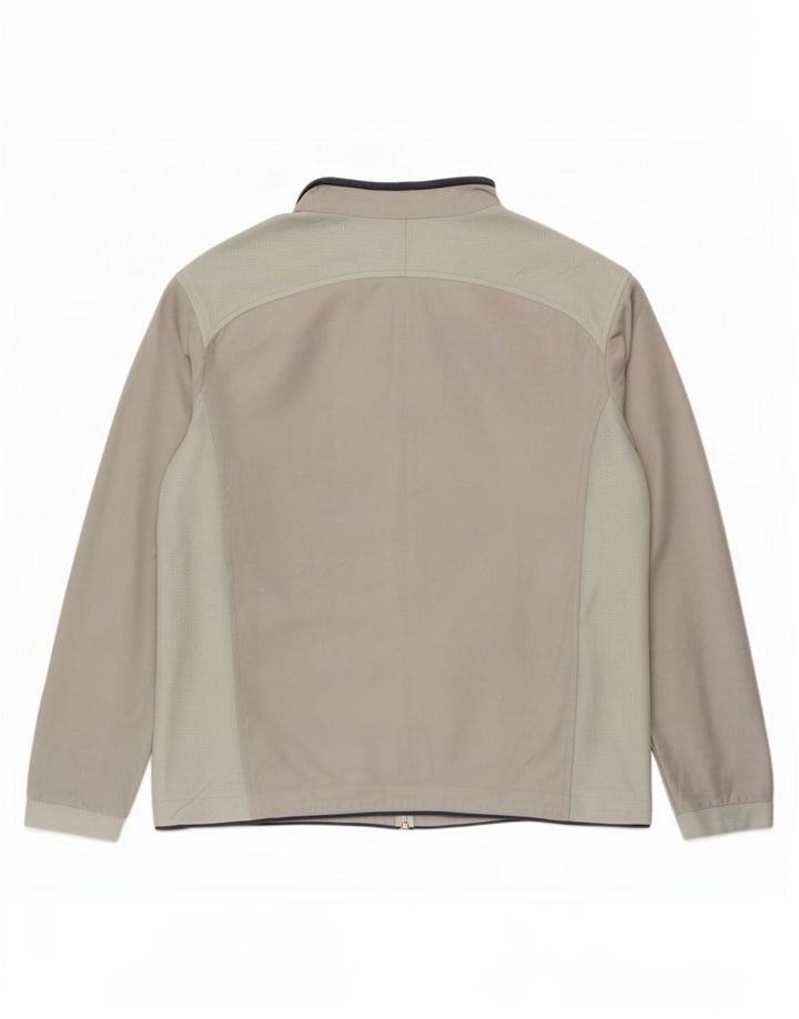 Brugi Mens Treino Top Jacket IT 50 Poliéster Colourblock Cinza Médio