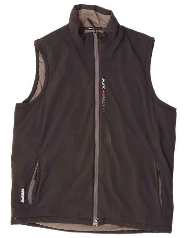Colete acolchoado masculino Musto UK 42 XL preto poliamida