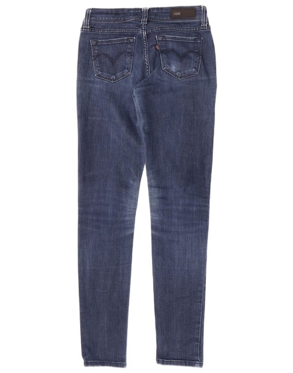 Calça jeans feminina Levi's Demi Curve Skinny W25 L30 azul algodão