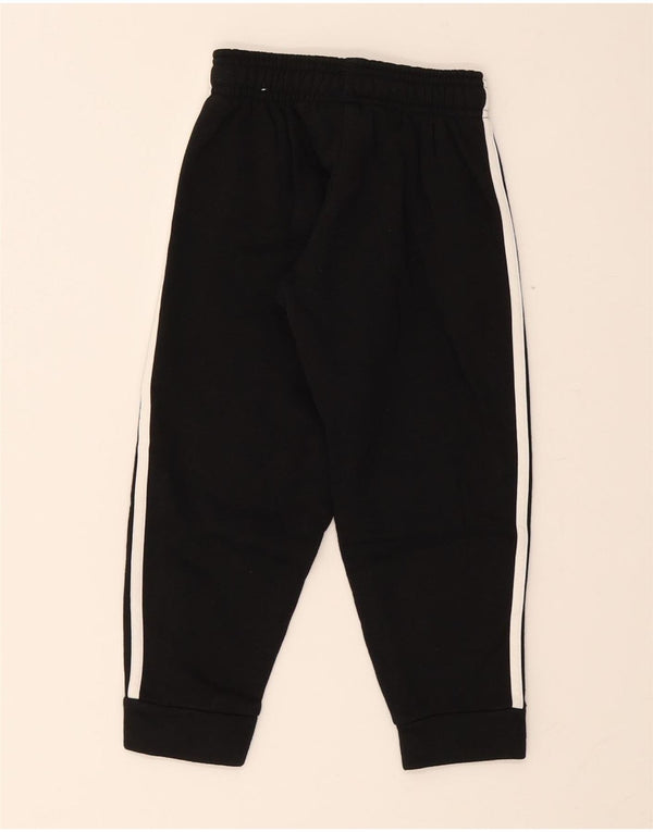 Adidas meninos calças de treino joggers 5-6 anos algodão preto
