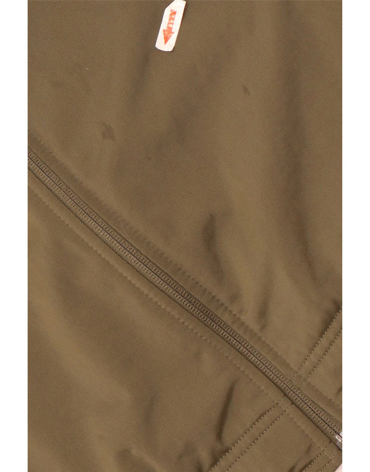 Puma Mens Tracksuit Top Jaqueta XL Khaki Colourblock Poliéster