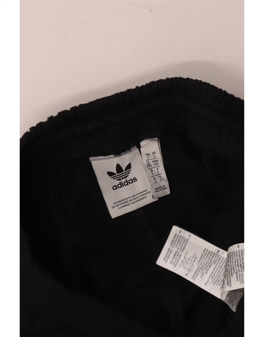 Adidas Mens Sport Shorts Grande Algodão Preto