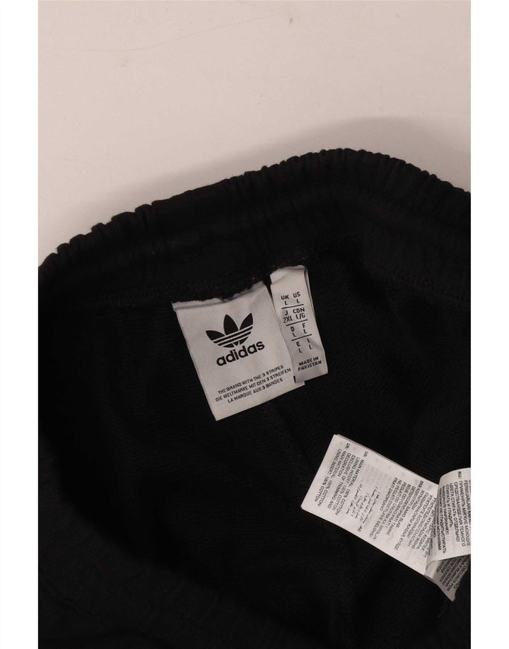 Adidas Mens Sport Shorts Grande Algodão Preto