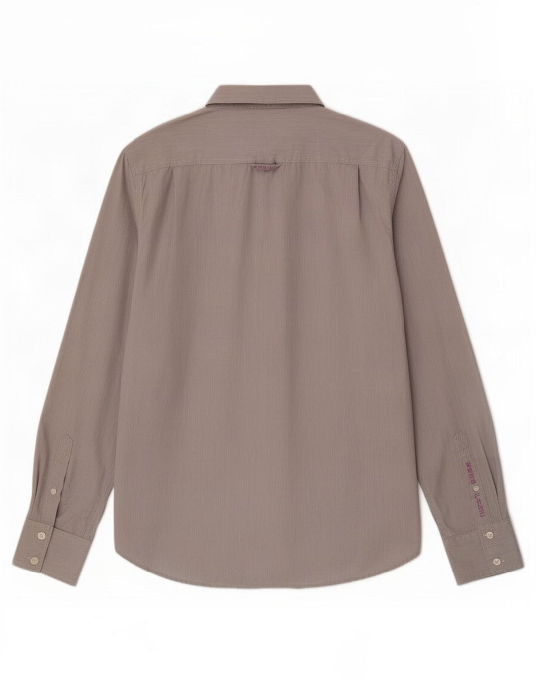 Camisa masculina Superdry XL listrada cinza algodão