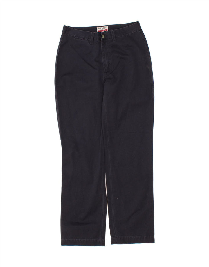 DOCKERS Womens Straight Chino Trousers W29 L30 Navy Blue Cotton Vintage Dockers and Second-Hand Dockers from Messina Hembry 