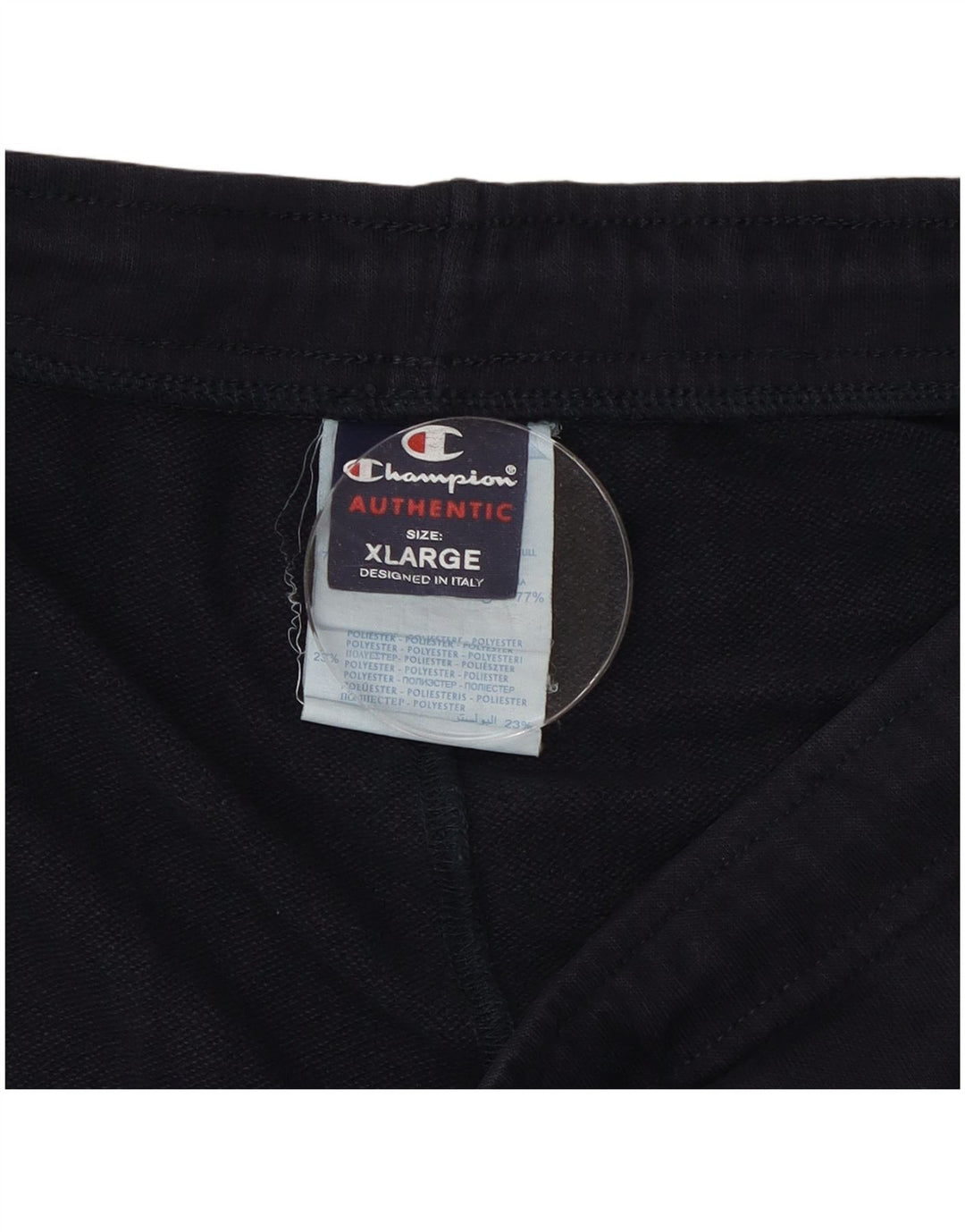 Calça de treino masculina Champion XL azul marinho algodão