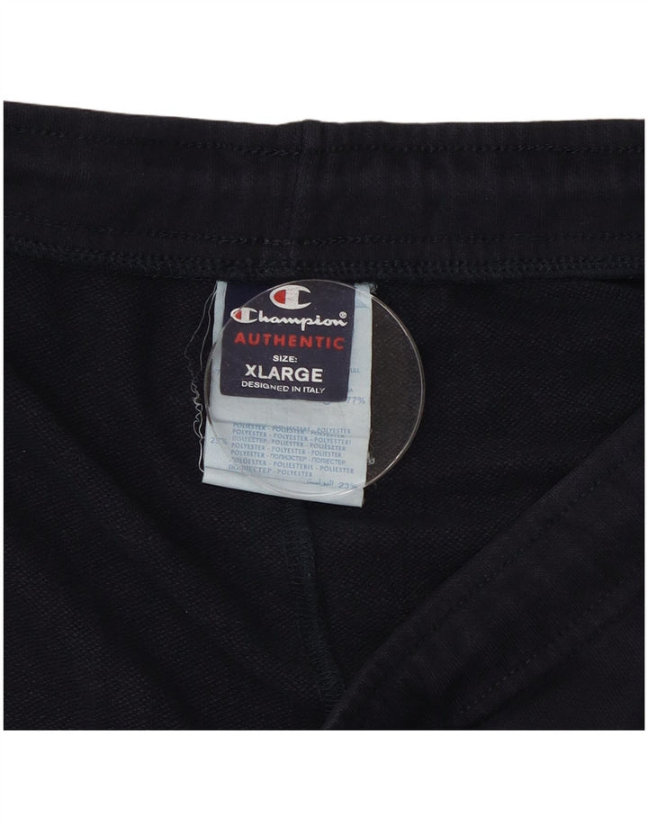 Calça de treino masculina Champion XL azul marinho algodão