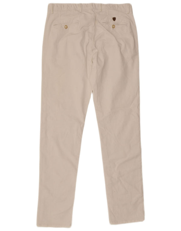 Calça Chino Masculina Slim Massimo Dutti EU 44 Grande W34 L33 Branco