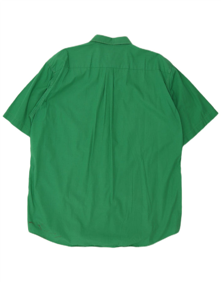 Camisa masculina de manga curta Levi's XL verde algodão