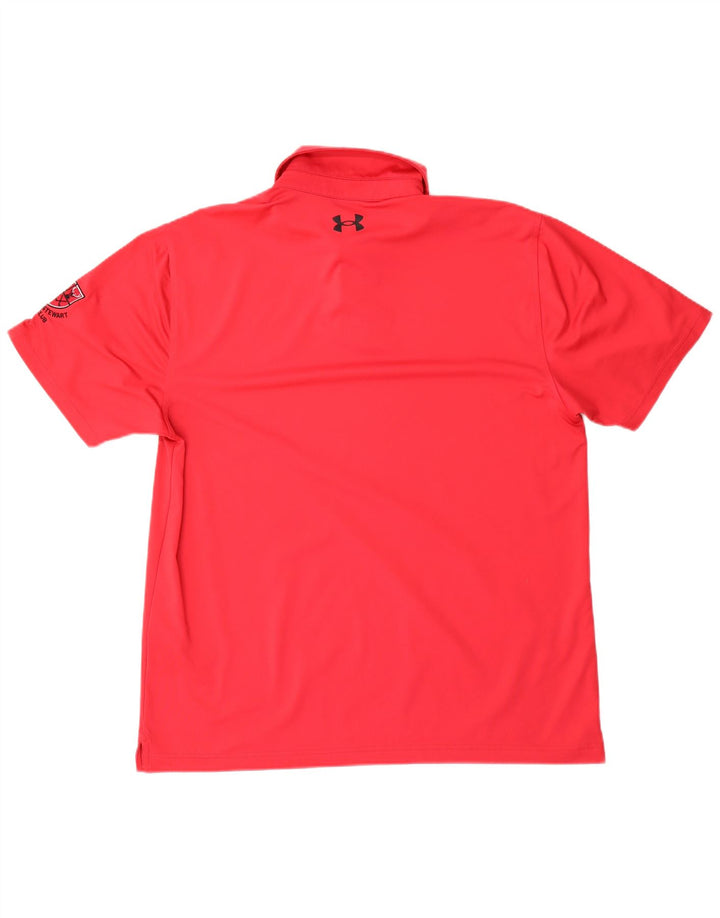 Camisa polo masculina Under Armour Graphic grande poliéster vermelho