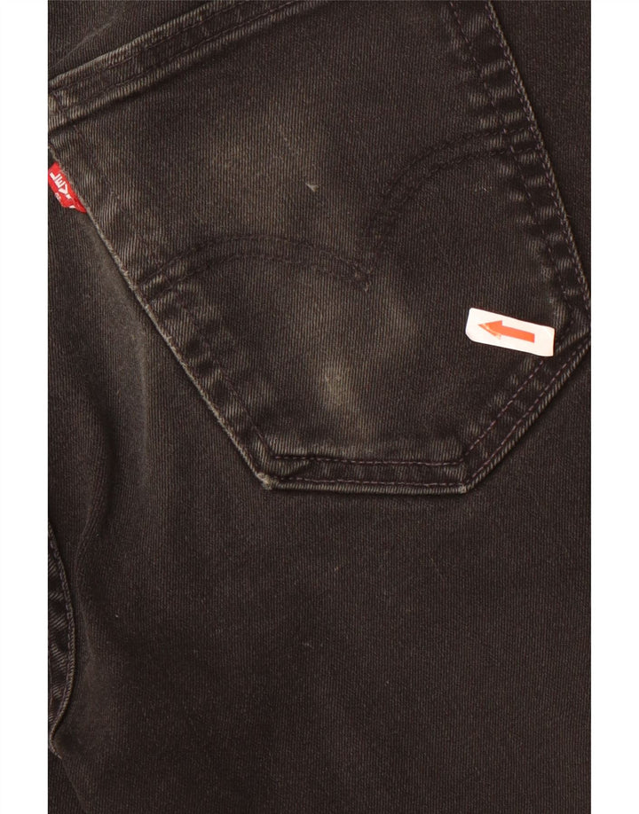 Calça jeans masculina Levi's 511 Slim Tapered W32 L34 algodão preto