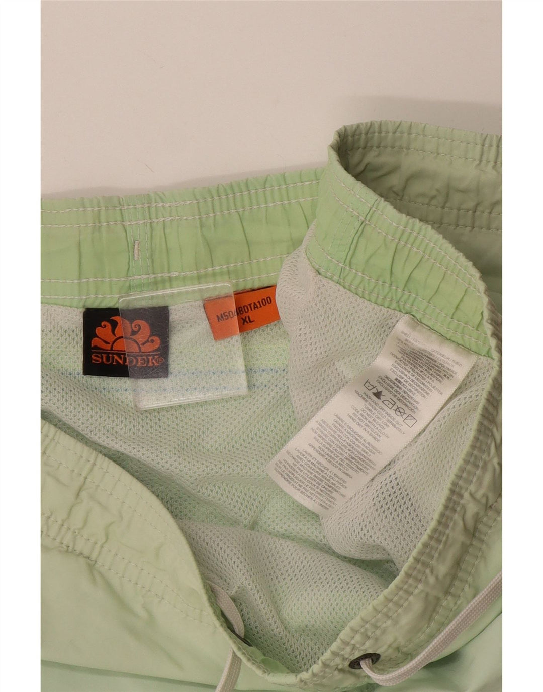 Shorts de natação masculino Sundek XL verde nylon