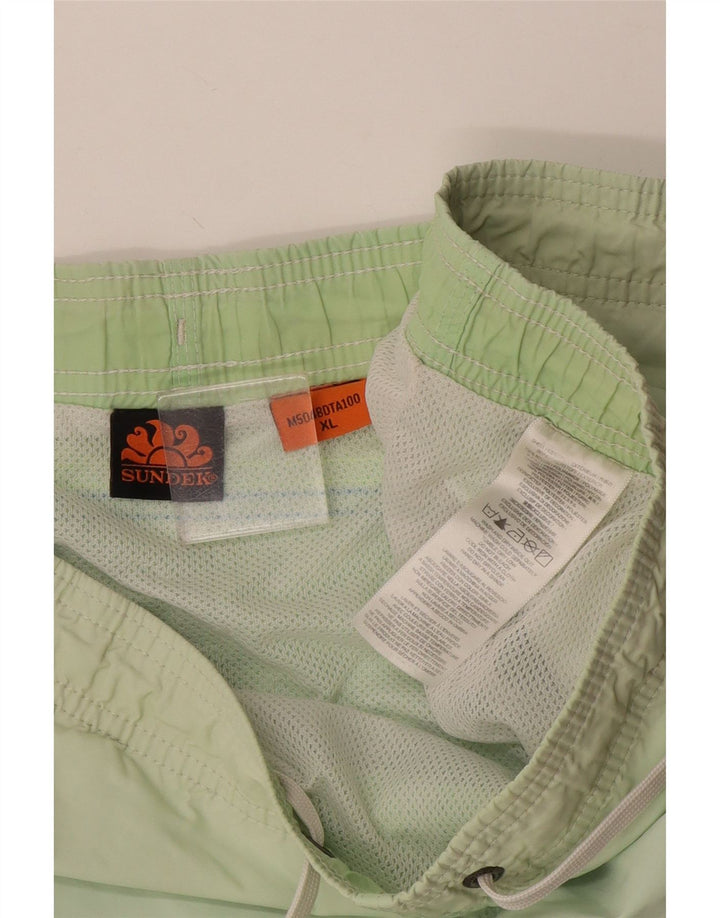 Shorts de natação masculino Sundek XL verde nylon