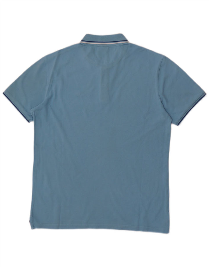 Camisa polo masculina Champion pequena azul