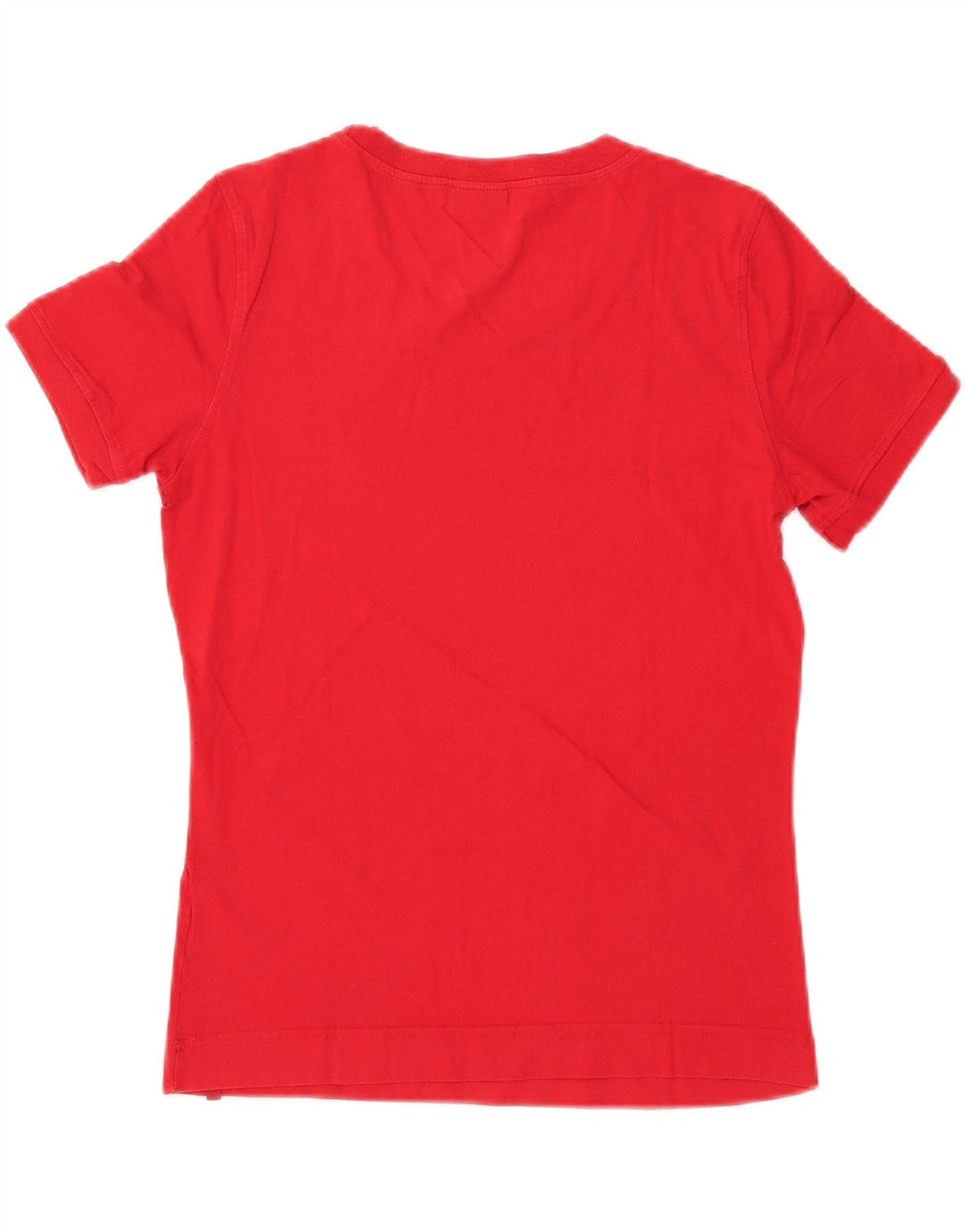 Camiseta feminina LEVI'S UK 12 algodão vermelho médio