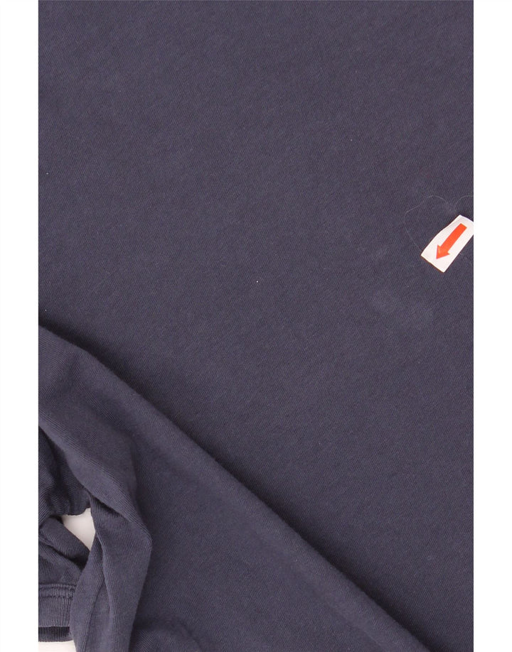 Camiseta masculina SUN68 Top médio algodão azul marinho