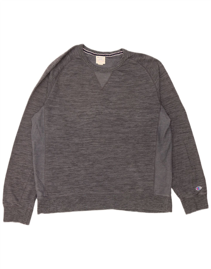 CHAMPION Suéter masculino 2XL algodão cinza