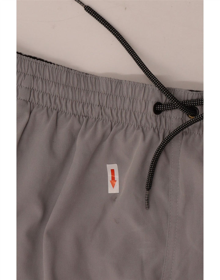 Shorts esportivos gráficos masculinos Nike médio cinza colorblock poliéster
