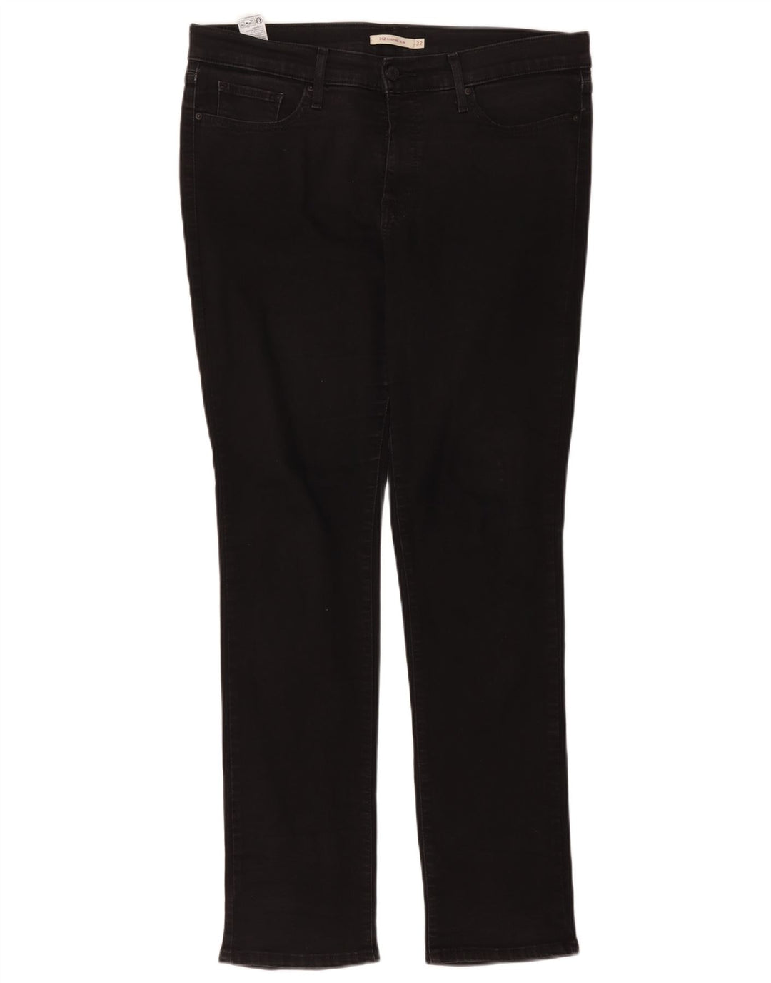 Calça jeans feminina Levi's 312 Shaping Slim W32 L30 algodão preto