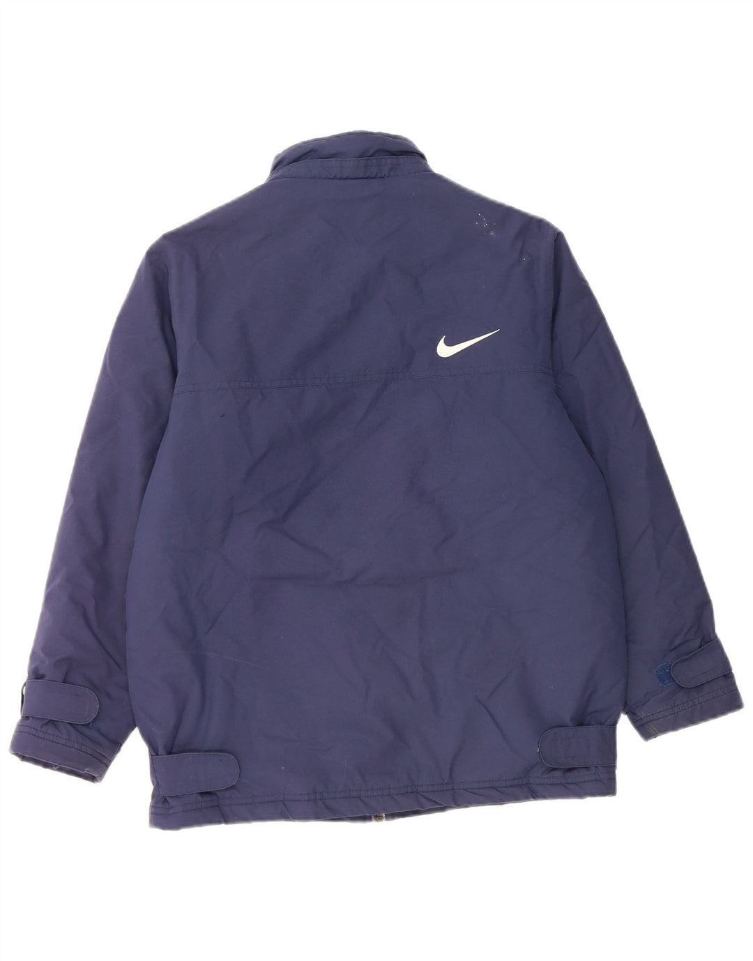 Jaqueta corta-vento Nike Boys 10-11 anos médio azul marinho poliéster