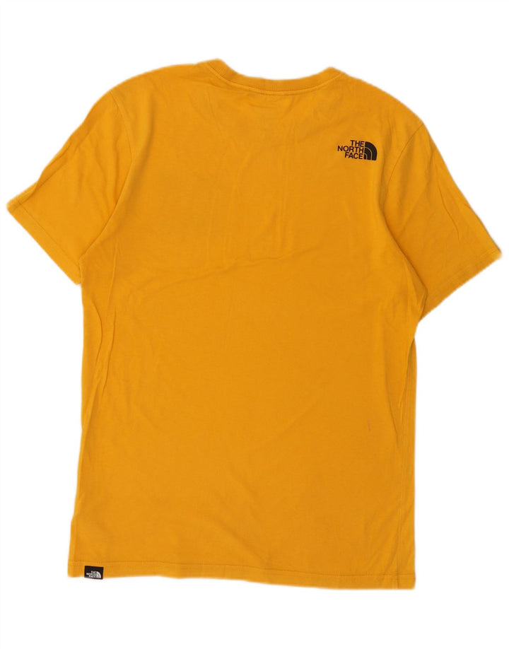 The North Face Camiseta Masculina Top Pequeno Algodão Amarelo