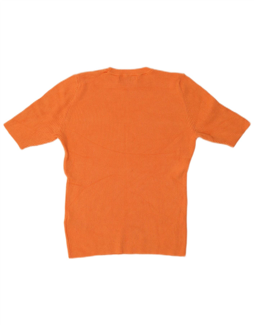 Camiseta feminina Marks & Spencer UK 12 viscose laranja média