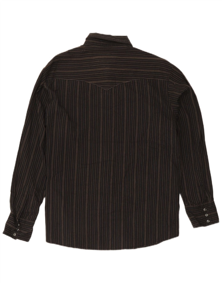 Camisa masculina Wrangler XL preta listrada