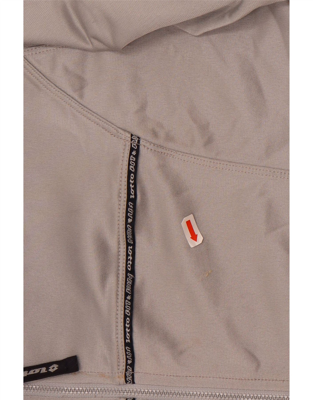Lotto Womens Tracksuit Top Jacket UK 12 poliéster cinza médio